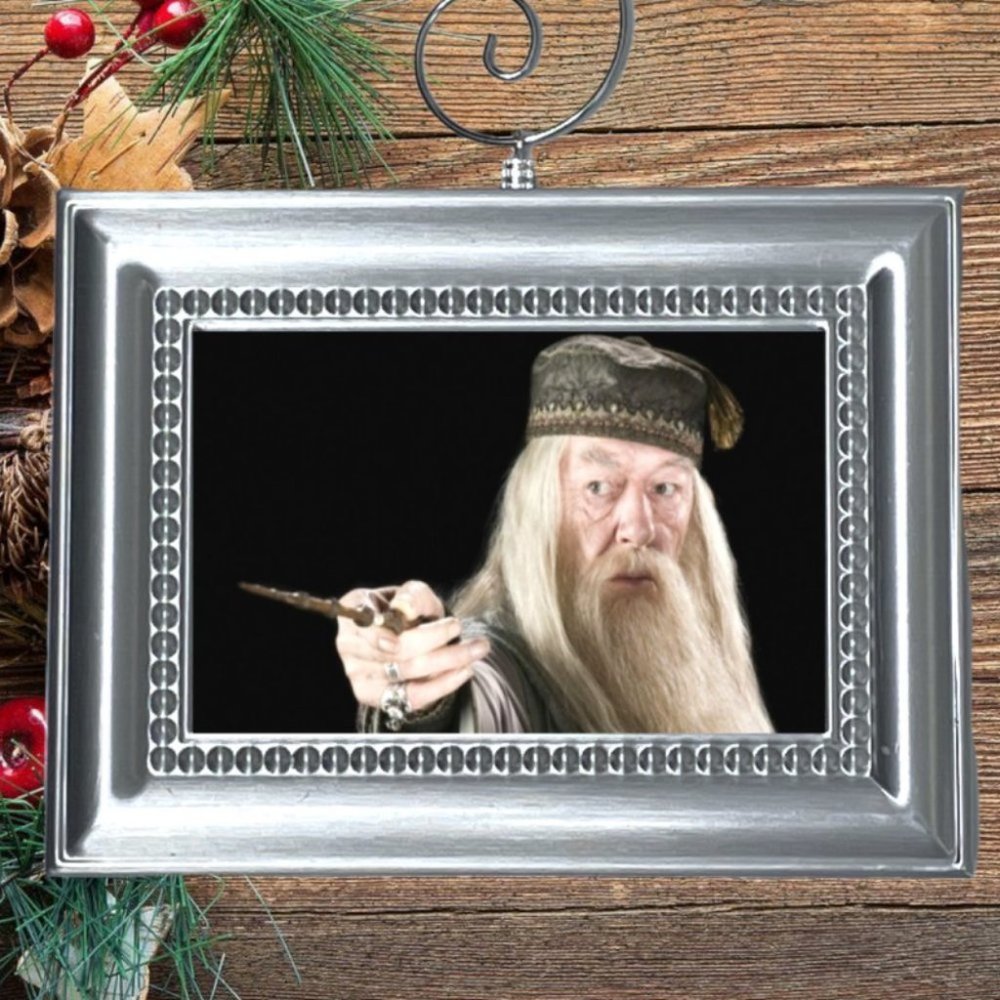 Harry Potter Professor Albus Dumbledore Hogwarts Headmaster Christmas Ornament